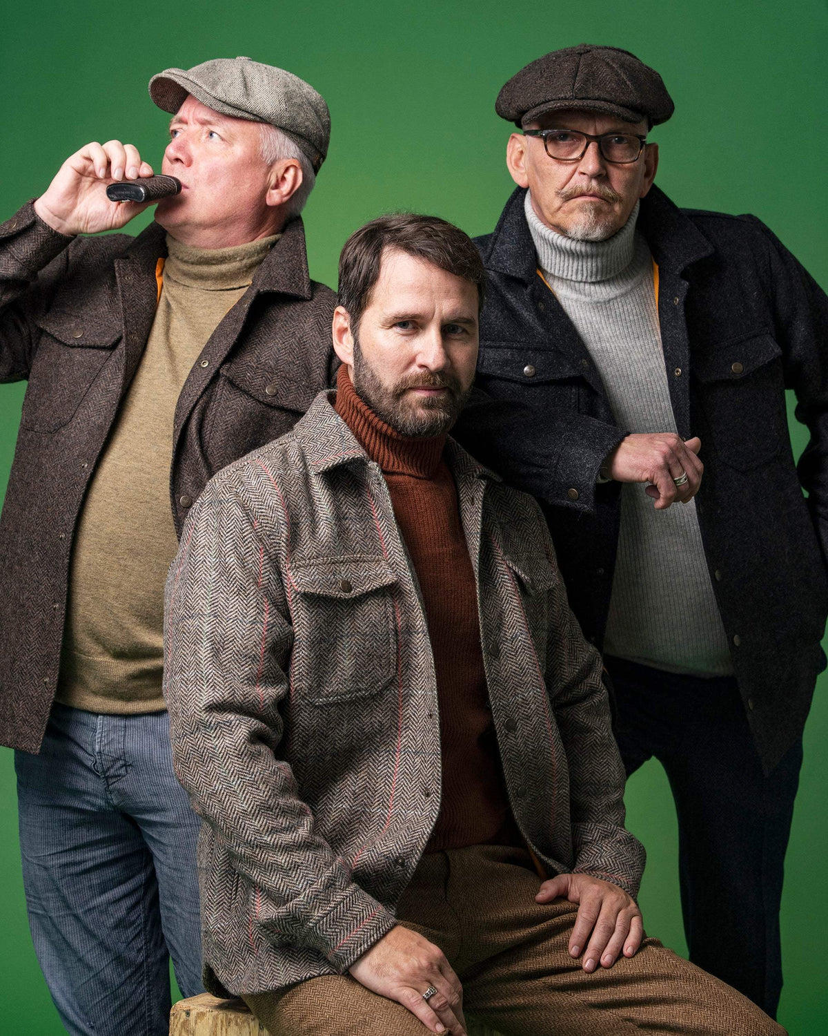 K&S Icelandic Tweed Yfirskyrta - Fjárhirðirinn - Svarti Sauðurinn - Kormákur & Skjöldur