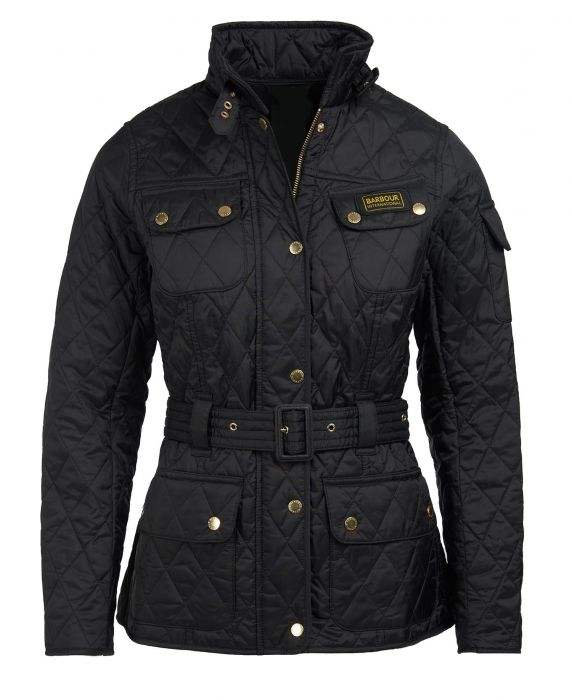 Barbour Vatteraður Dömujakki - International Polarquilt - Black