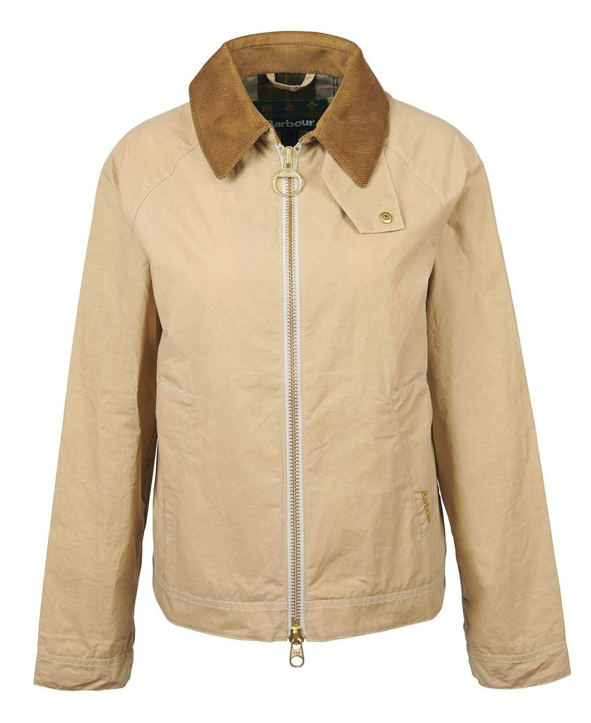 Barbour Dömujakki - Campbell Showerproof - Beige/Ancient