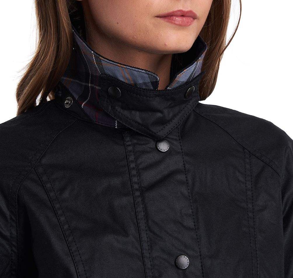 Barbour Vaxjakki - Classic Beadnell - Dömu - Black - Kormákur & Skjöldur