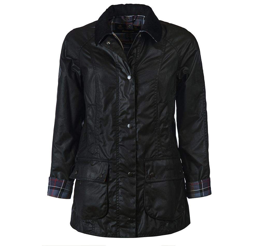 Barbour Vaxjakki - Classic Beadnell - Dömu - Black - Kormákur & Skjöldur