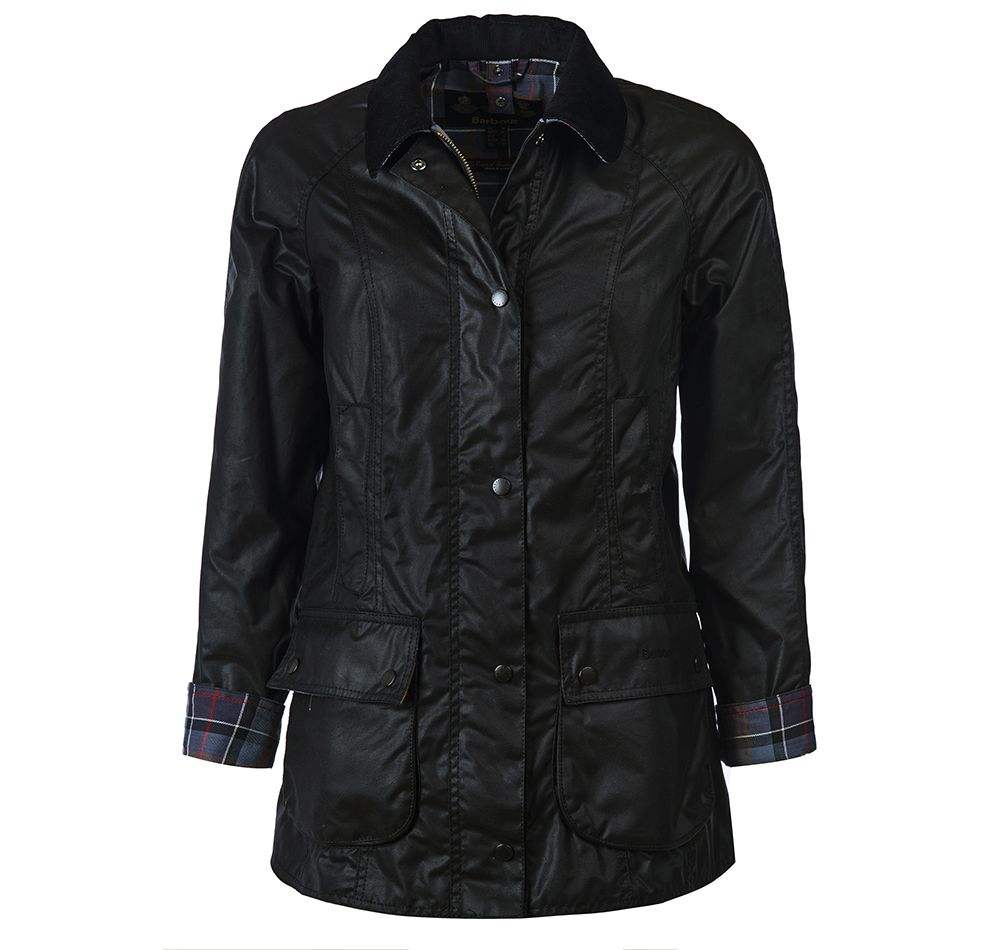 Barbour Vaxjakki - Classic Beadnell - Dömu - Black