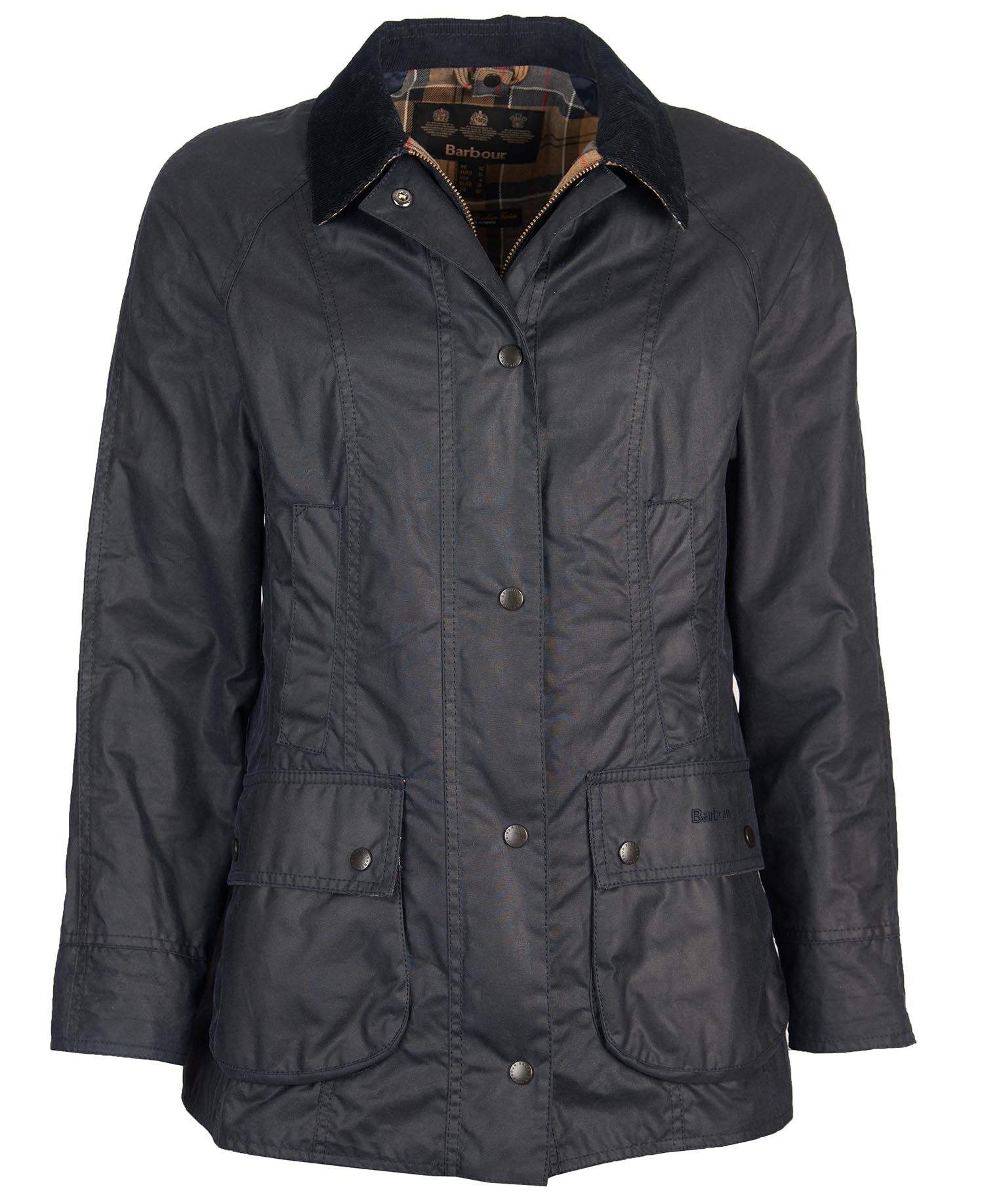 Barbour Vaxjakki Beadnell Dömu Navy - Kormákur & Skjöldur