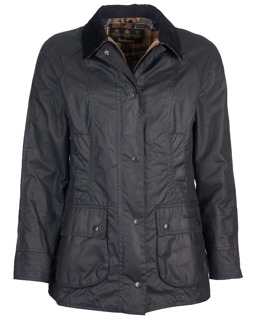 Barbour Vaxjakki - Classic Beadnell - Dömu - Navy