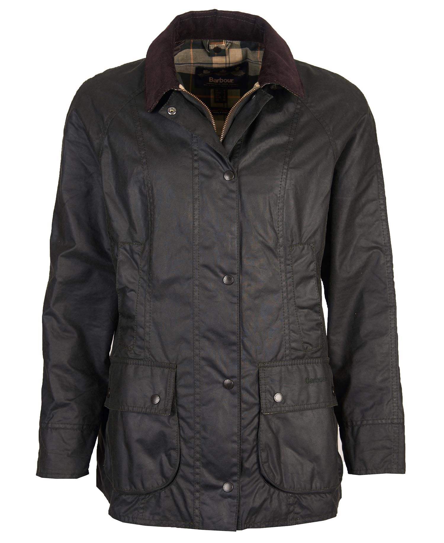 Barbour Vaxjakki - Classic Beadnell - Dömu - Sage - Kormákur & Skjöldur