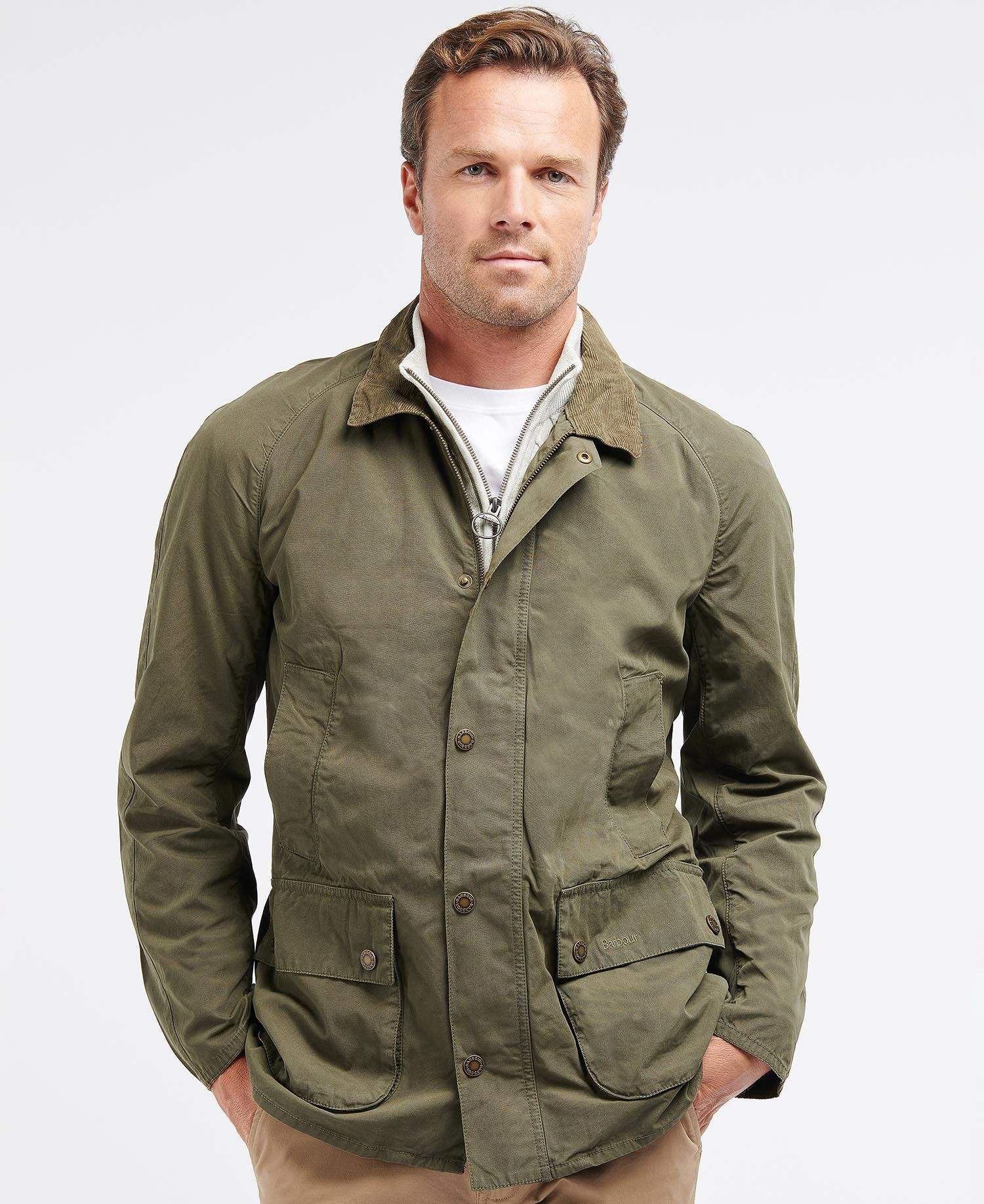 Barbour Jakki - Ashby Casual - Olive - Kormákur & Skjöldur