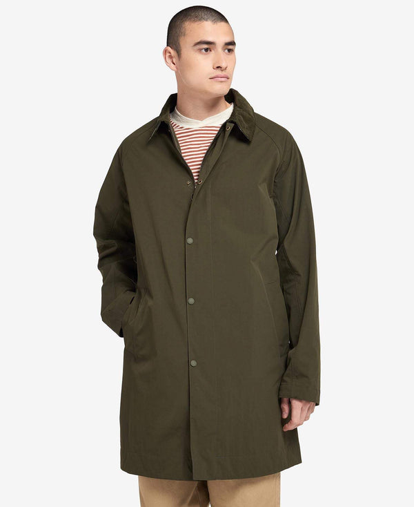 Barbour Rykfrakki - Ashi Mac Casual - Olive