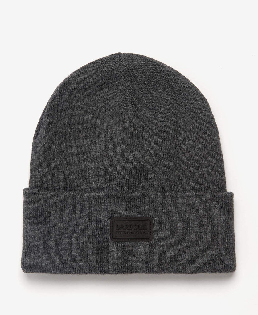 Barbour Húfa - B.Intl Sensor Knit Beanie - Grey Marl