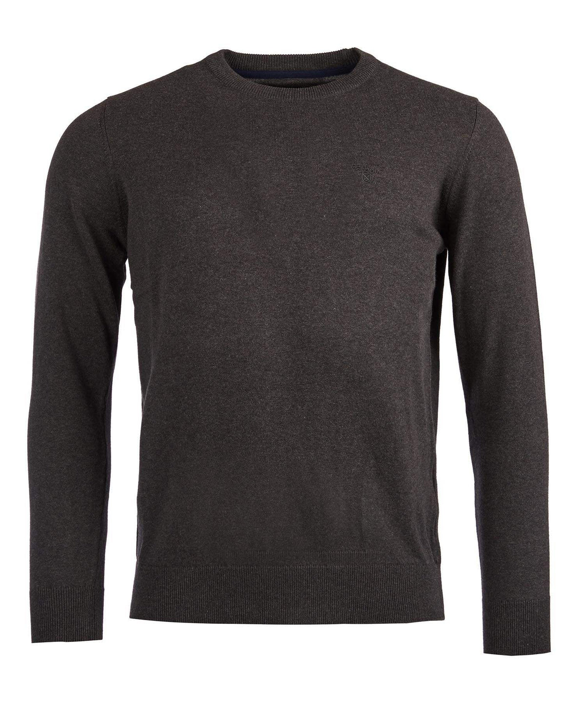 Barbour Peysa - Pima Cotton Crew Neck - Charcoal - Kormákur & Skjöldur