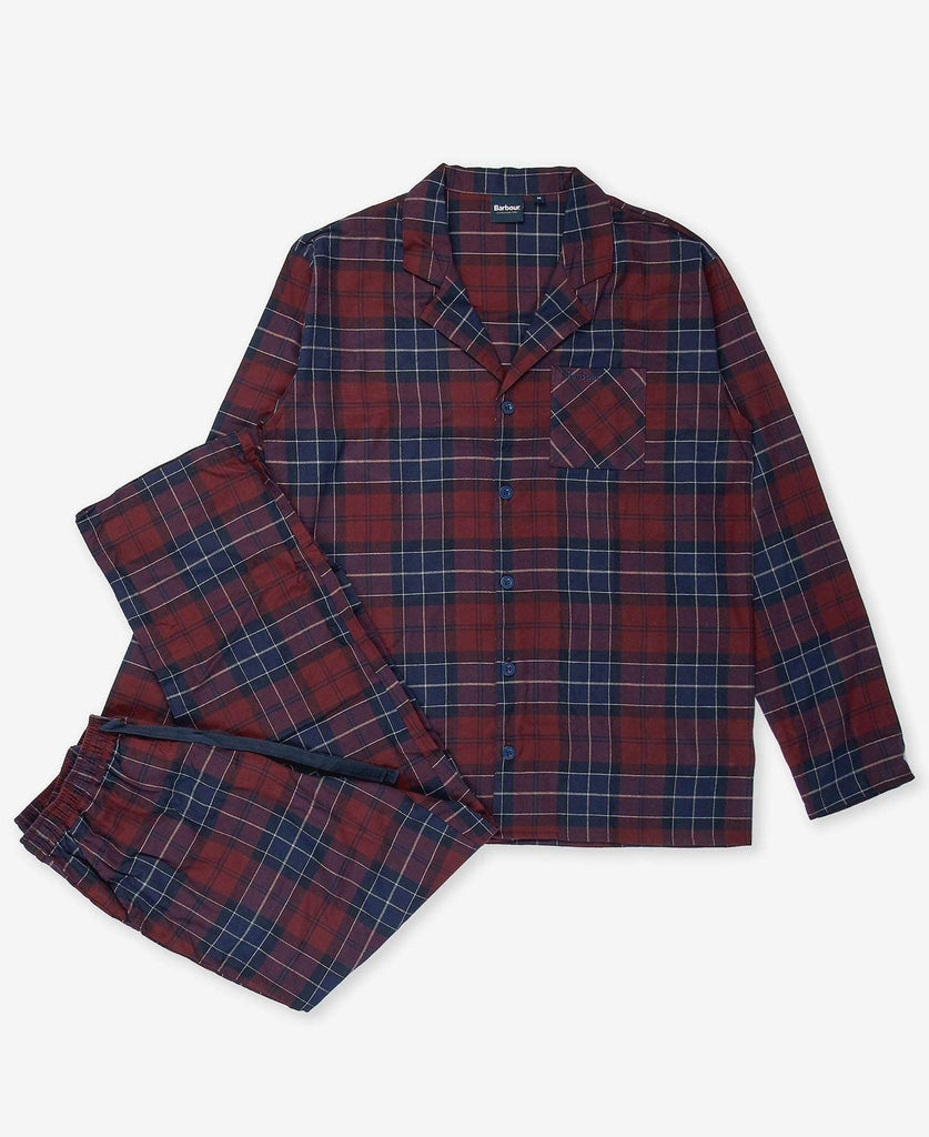 Barbour Náttföt - Laith PJ Set - Cordovan Tartan