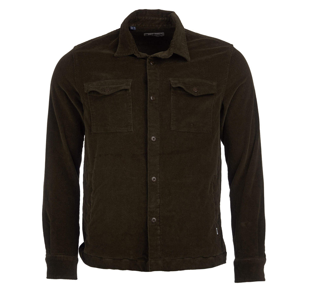 Barbour Yfirskyrta - Cord Overshirt - Olive