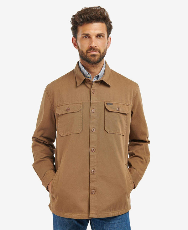 Barbour Yfirskyrta - Rydale Overshirt - Dk Sand