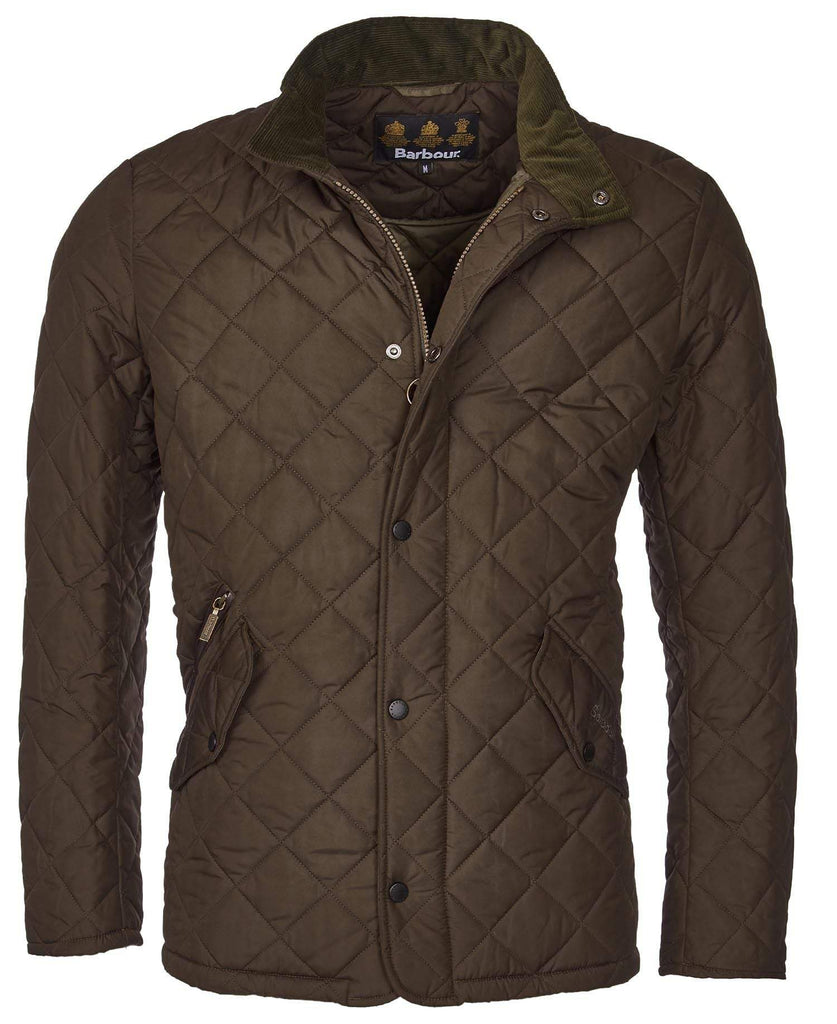 Barbour Vatteraður Jakki - Chelsea Sportsquilt Jacket - Olive