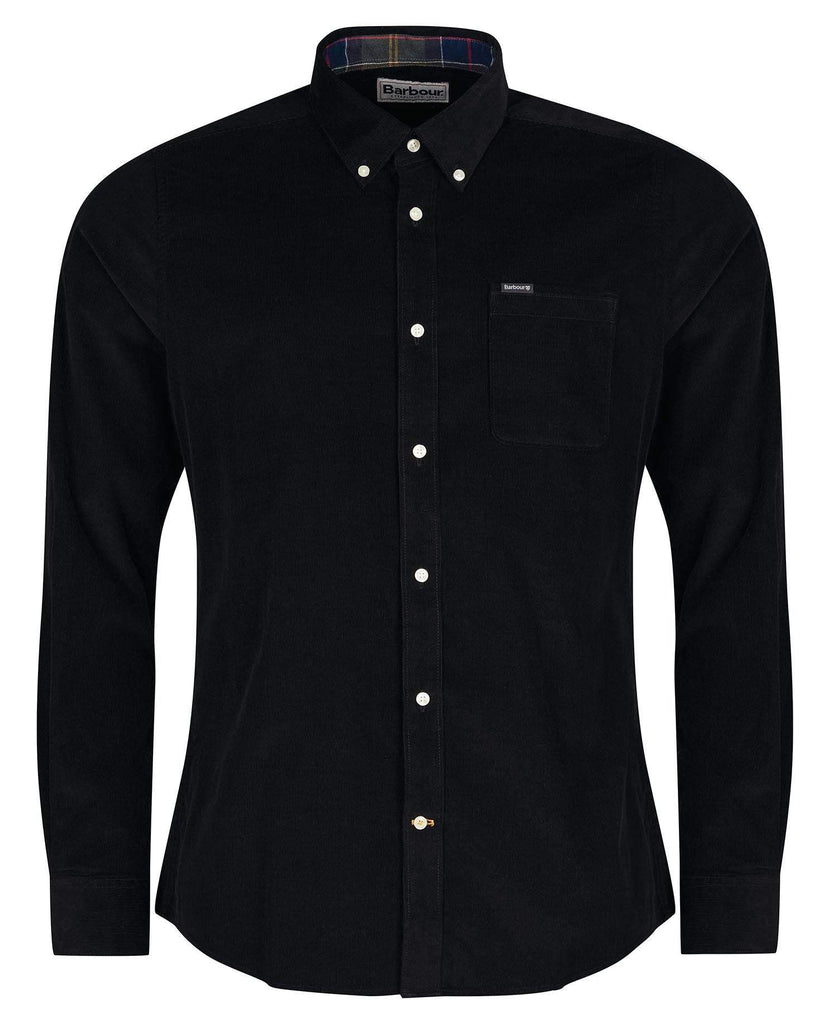 Barbour Skyrta - Ramsey - Black - Tailored Fit
