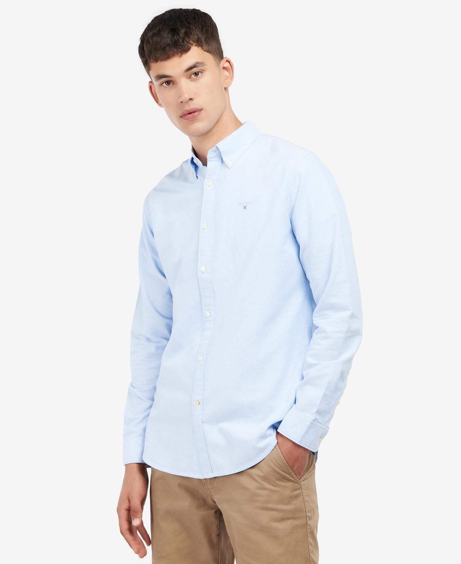 Barbour Skyrta - Oxtown - Sky - Kormákur & Skjöldur