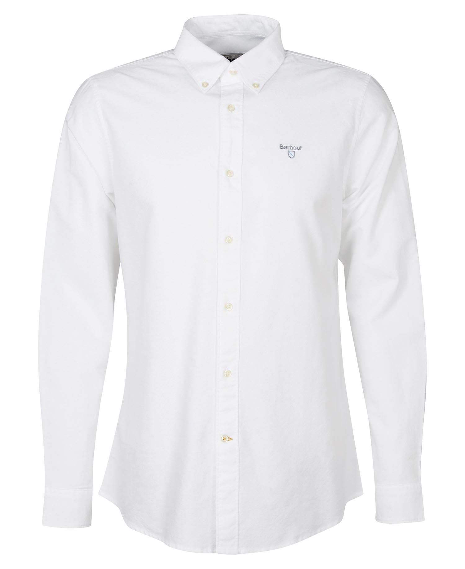 Barbour Skyrta - Oxtown - White - Kormákur & Skjöldur