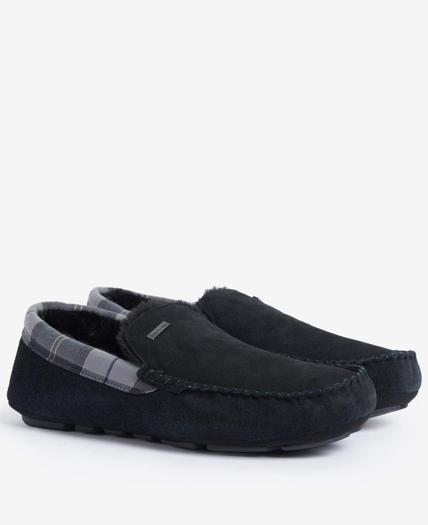 Barbour Inniskór - Monty - Black Suede - Kormákur & Skjöldur