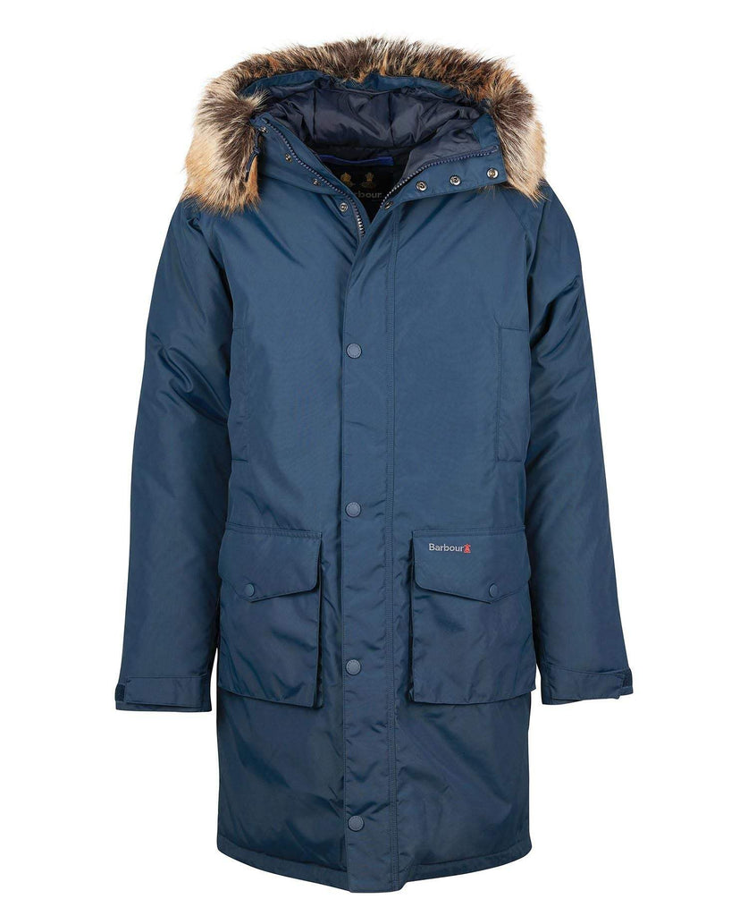 Barbour Úlpa - North Parka Showerproof - Navy