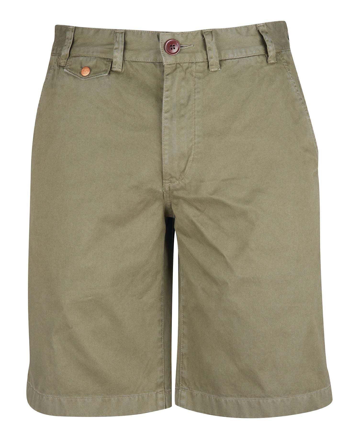 Barbour Stuttbuxur - Neuston Twill - Ivy Green - Kormákur & Skjöldur