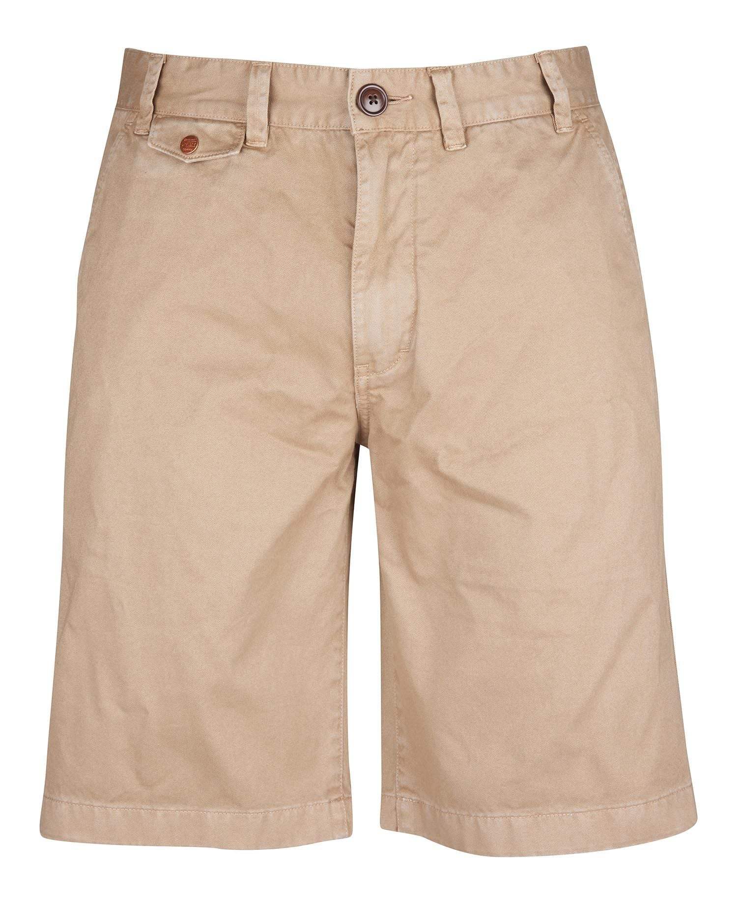 Barbour Stuttbuxur - Neuston Twill - Stone - Kormákur & Skjöldur