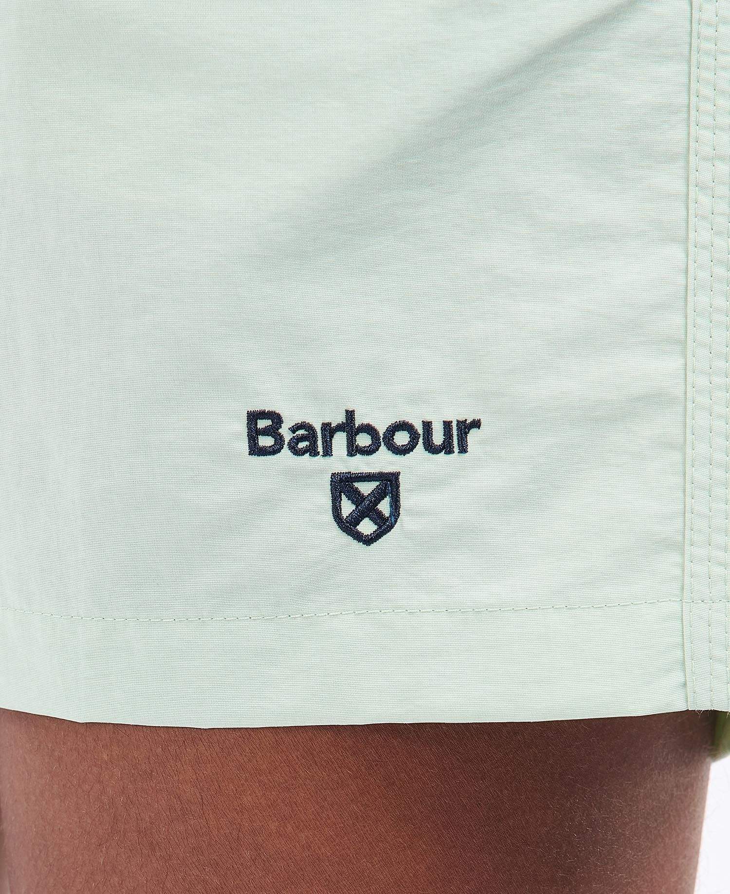 Barbour Sundbuxur - Essential Logo 5" Swim Shorts - Dusty Mint - Kormákur & Skjöldur