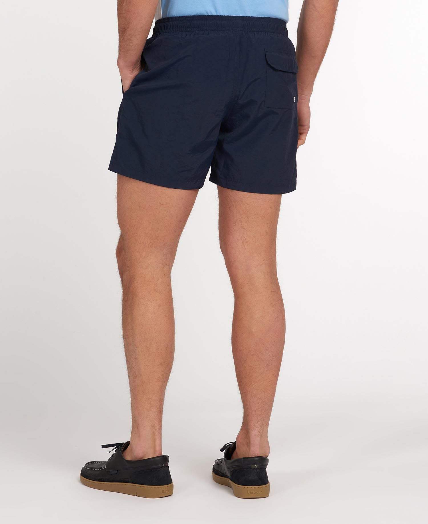 Barbour Sundbuxur - Essential Logo 5" Swim Shorts - Navy - Kormákur & Skjöldur