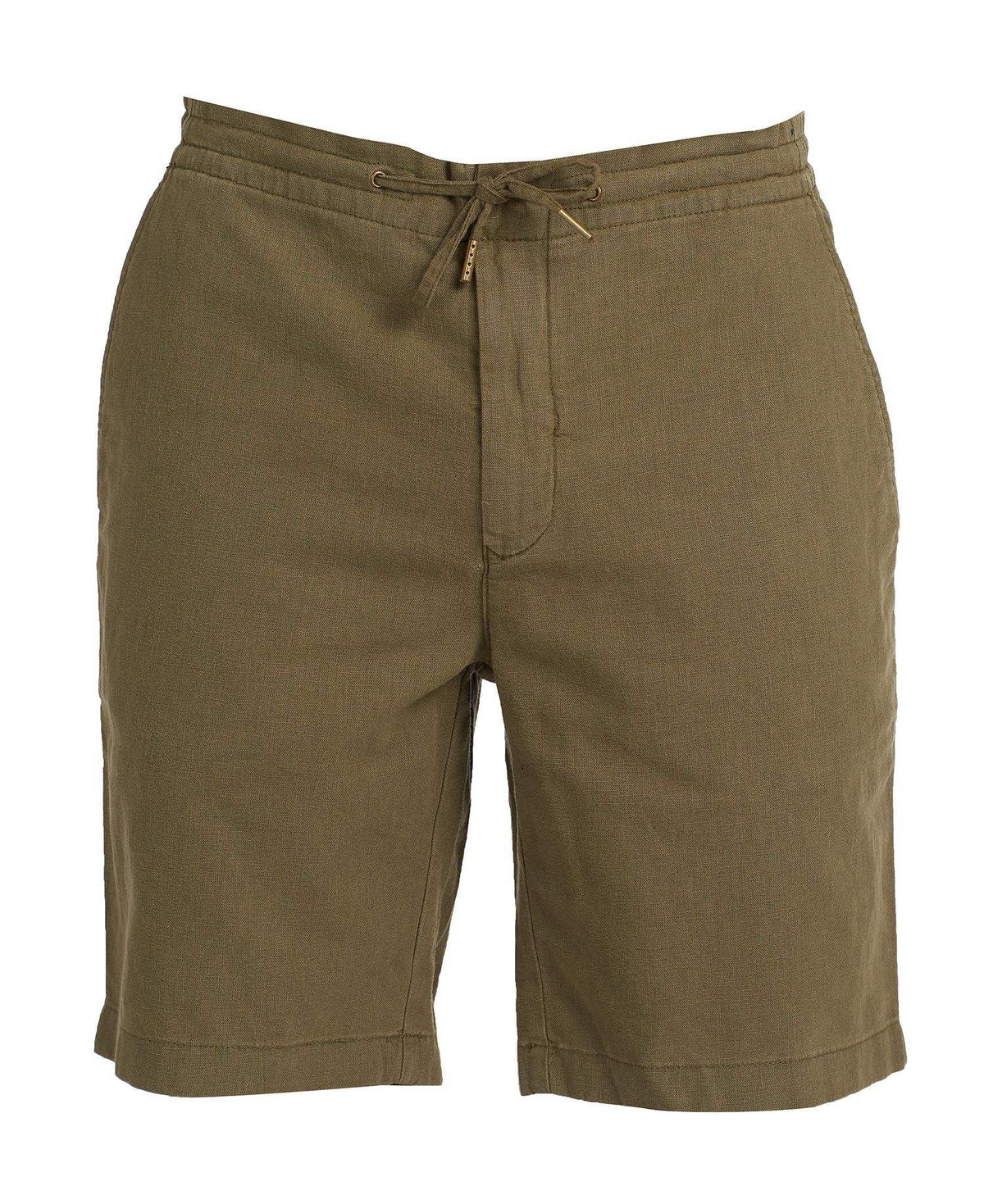 Barbour Stuttbuxur - Linen Short - Military Green - Kormákur & Skjöldur
