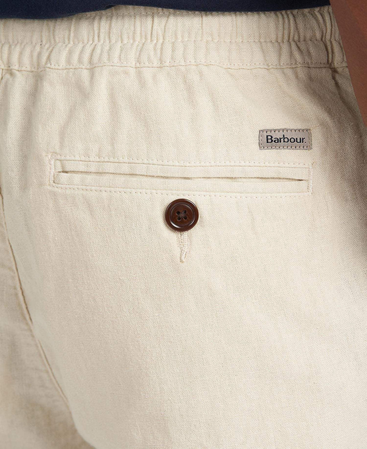 Barbour Stuttbuxur - Linen Short - Lt Stone - Kormákur & Skjöldur