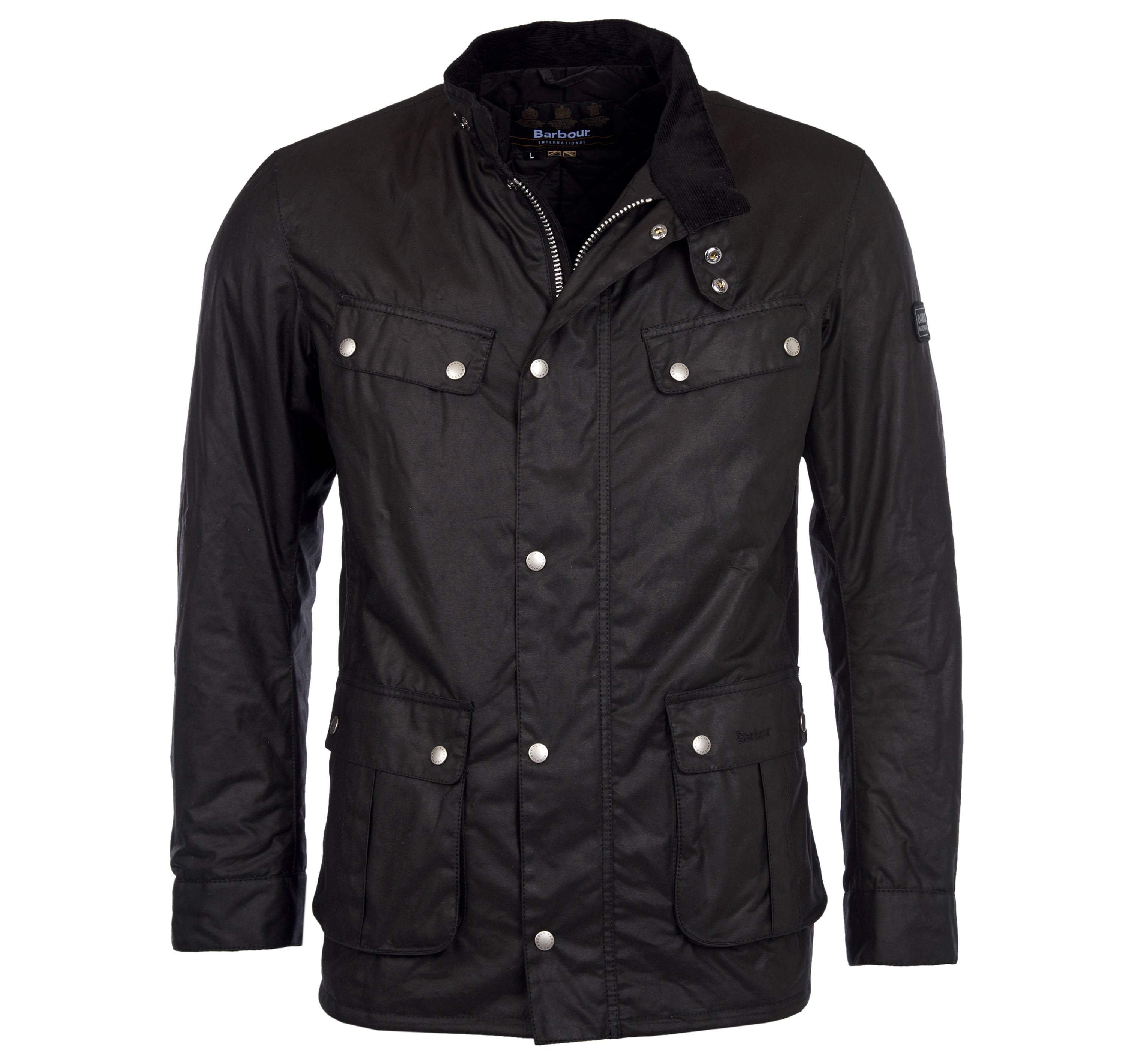 Barbour Intl.   Duke Wax Jacket  Black - Kormákur & Skjöldur