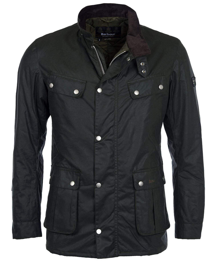 Barbour Intl. Vaxjakki - Duke Wax Jacket - Sage