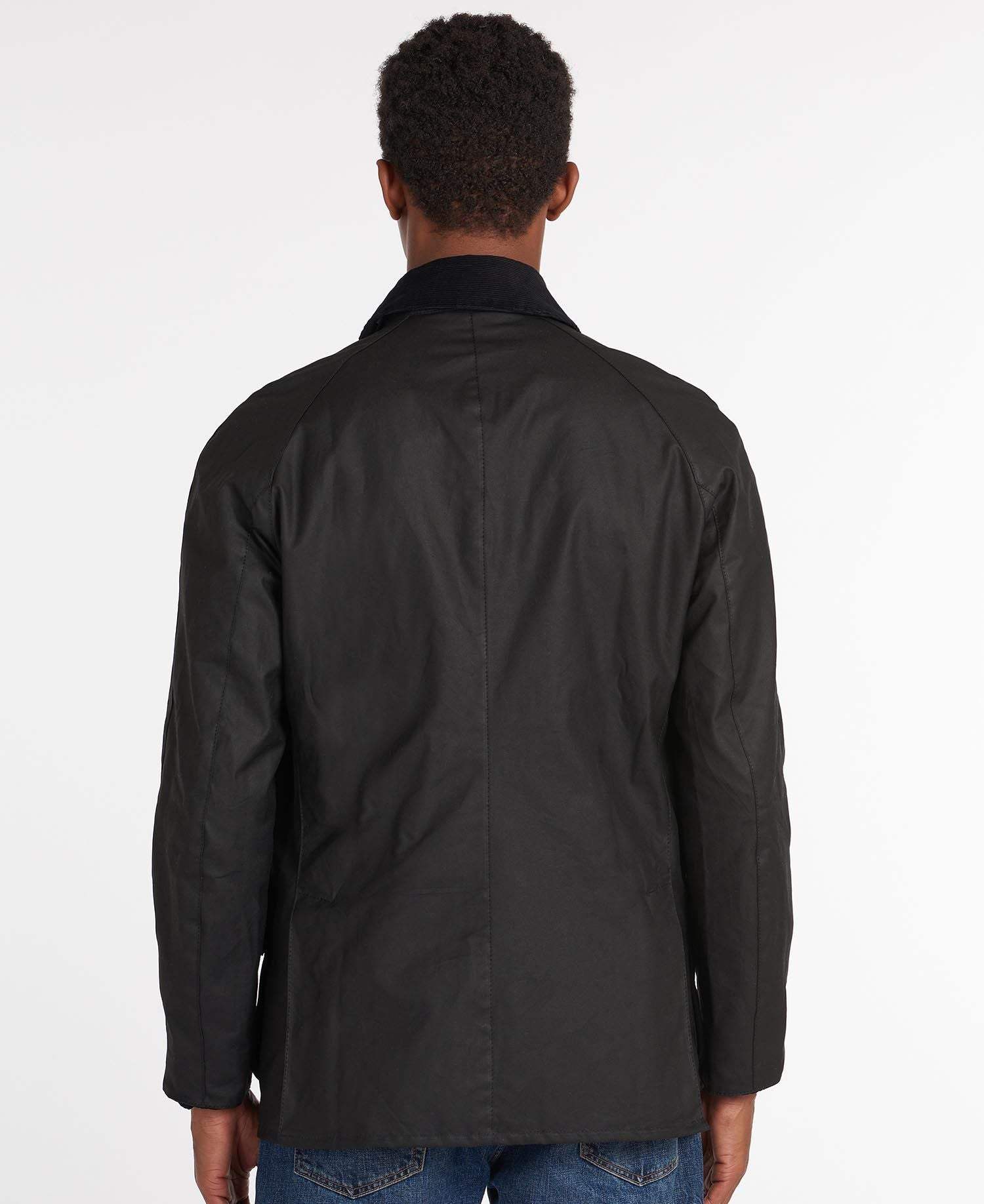 Barbour Vaxjakki - Ashby Wax Jacket - Black - Kormákur & Skjöldur