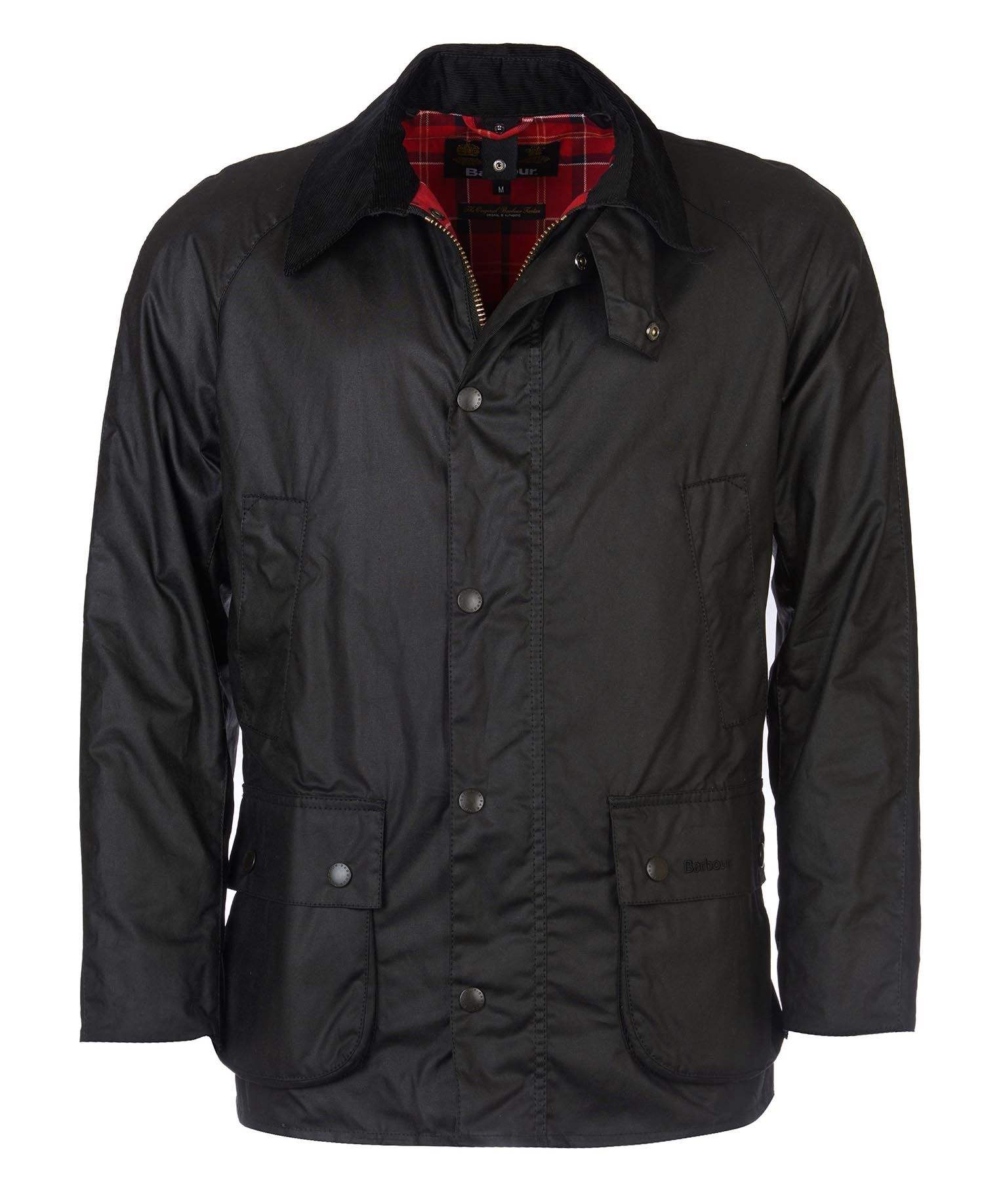 Barbour Vaxjakki - Ashby Wax Jacket - Black - Kormákur & Skjöldur