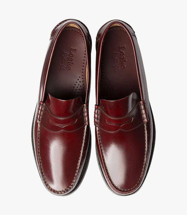 Loake Leðurskór - Princeton - Burgundy