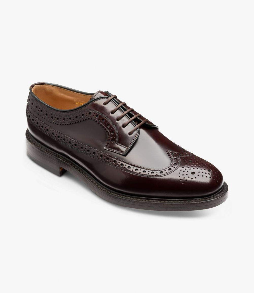 Loake Leðurskór - Polished Brogue - Royal Oxblood - Herrafataverzlun Kormáks & Skjaldar