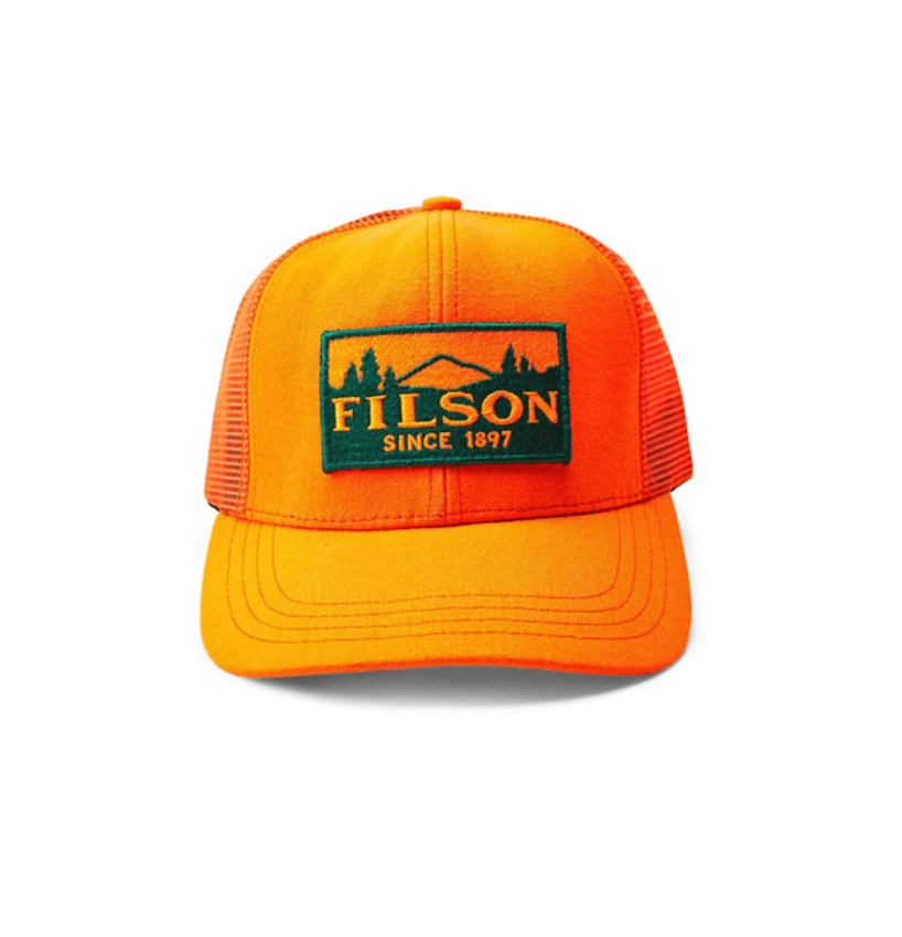 Filson Derhúfa - Logger Mesh Cap - Blaze Orange