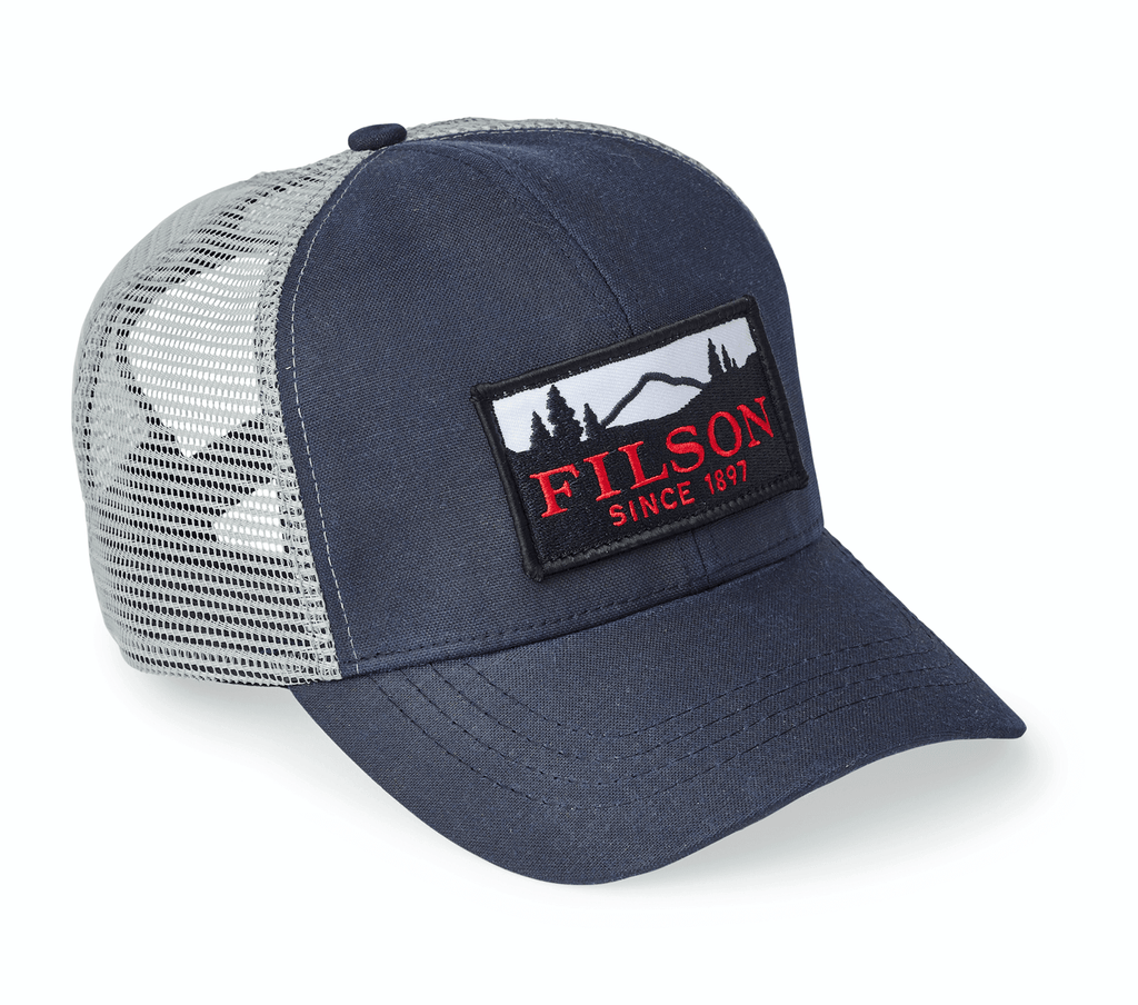 Filson Derhúfa - Logger Mesh Cap - Navy