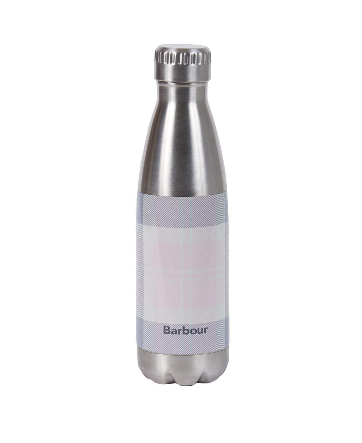 Barbour Vatnsflaska - Tartan Water Bottle - Pink/Grey - Kormákur & Skjöldur