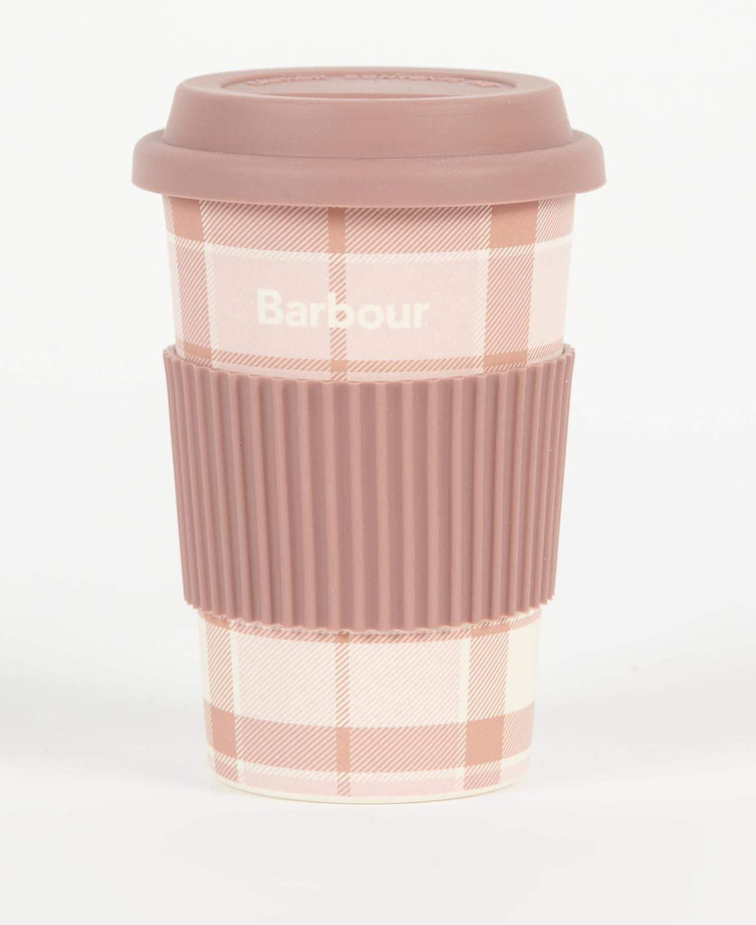 Barbour Ferðabolli - Tartan Travel Mug - Dewberry Tartan