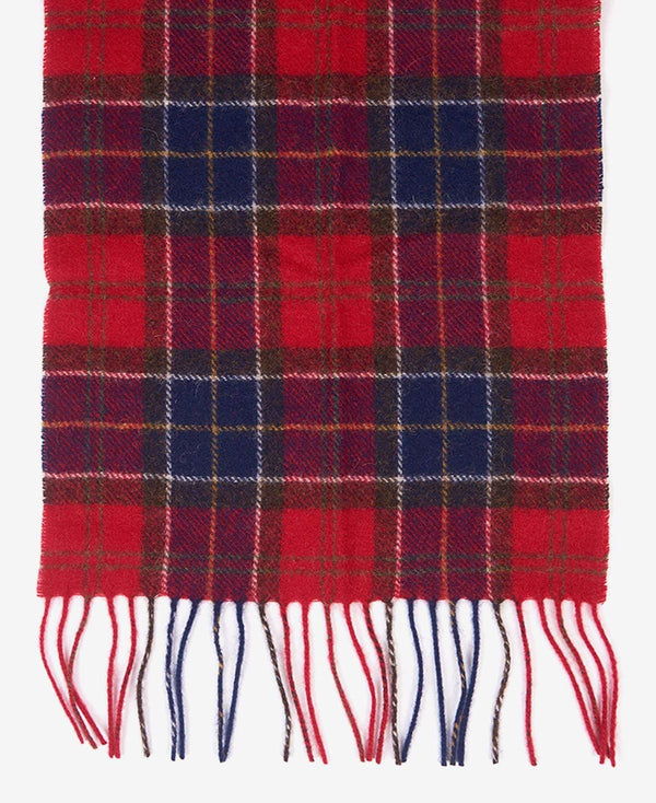 Barbour Trefill - Tartan Lambswool Scarf - Red Tartan