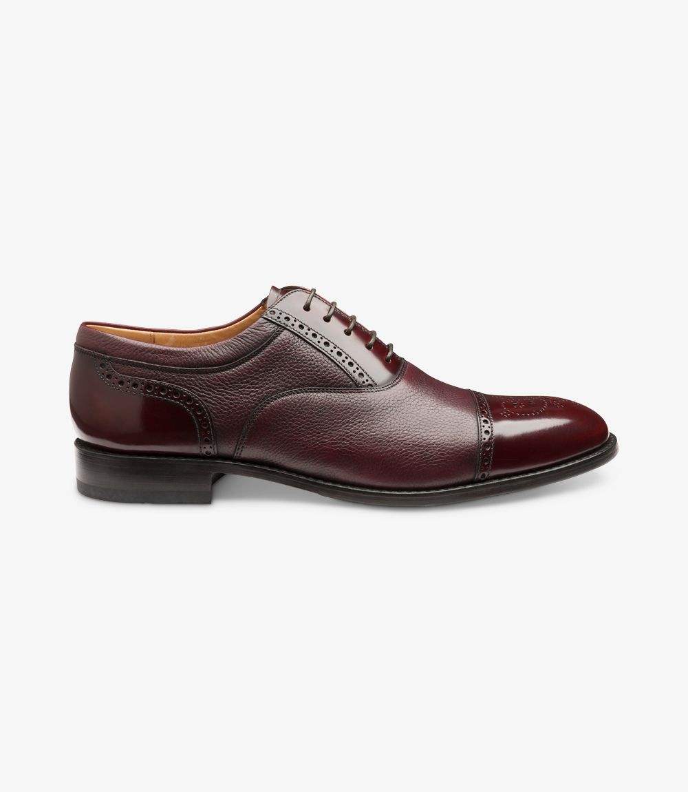 Loake Leðurskór - Woodstock - Burgundy - Herrafataverzlun Kormáks & Skjaldar