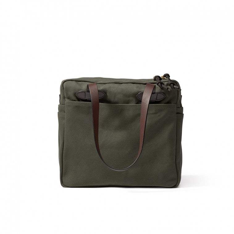 Filson - Tote Bag w/Zipper - Otter Green - Herrafataverzlun Kormáks & Skjaldar