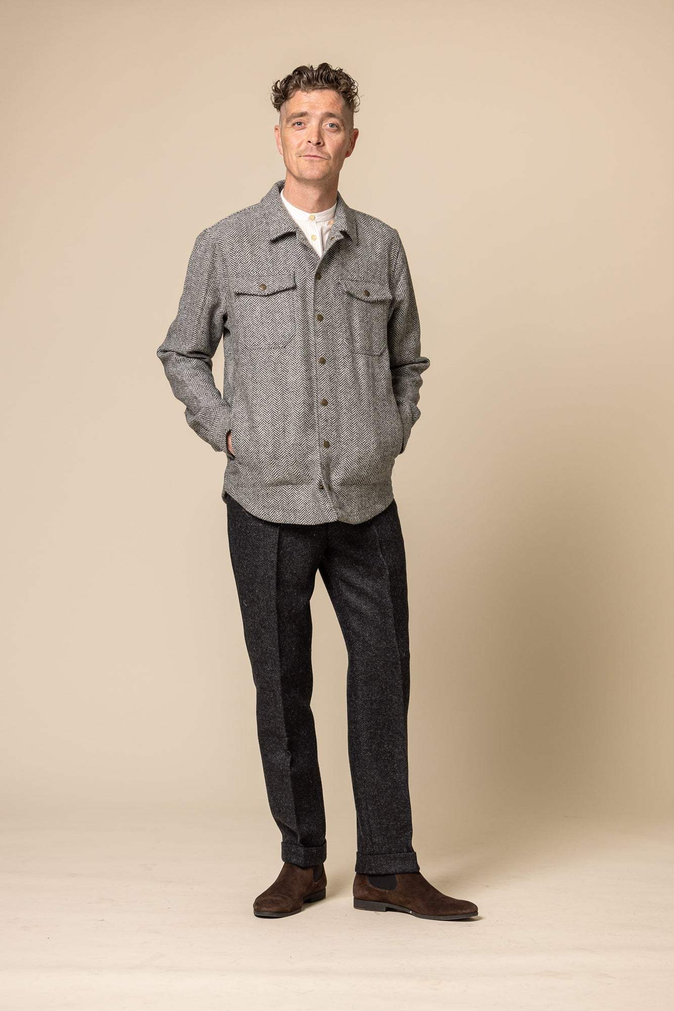 K&S Icelandic Tweed Yfirskyrta - Kormákur & Skjöldur