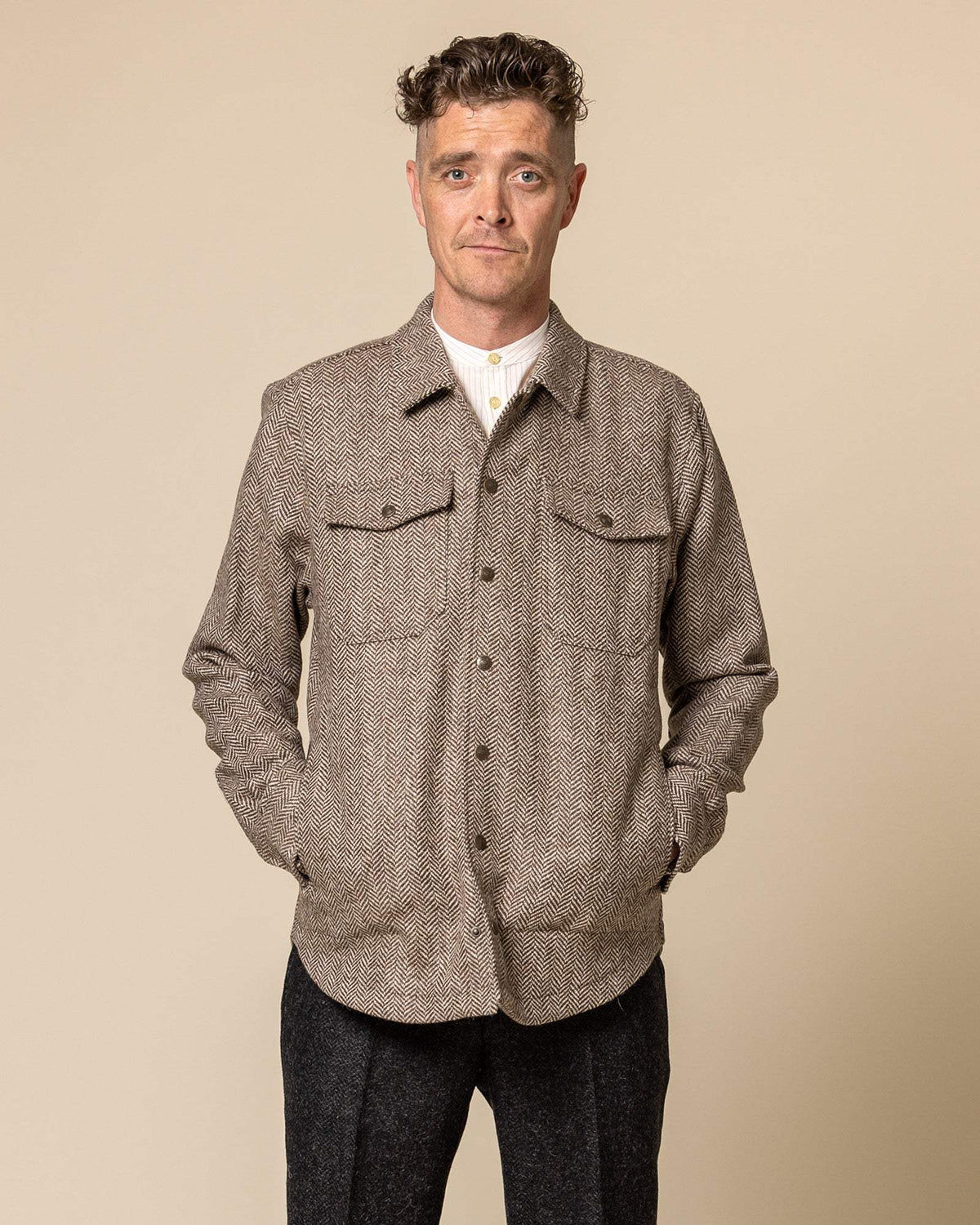 K&S Icelandic Tweed Yfirskyrta - Fjárhirðirinn - Garpur - Kormákur & Skjöldur