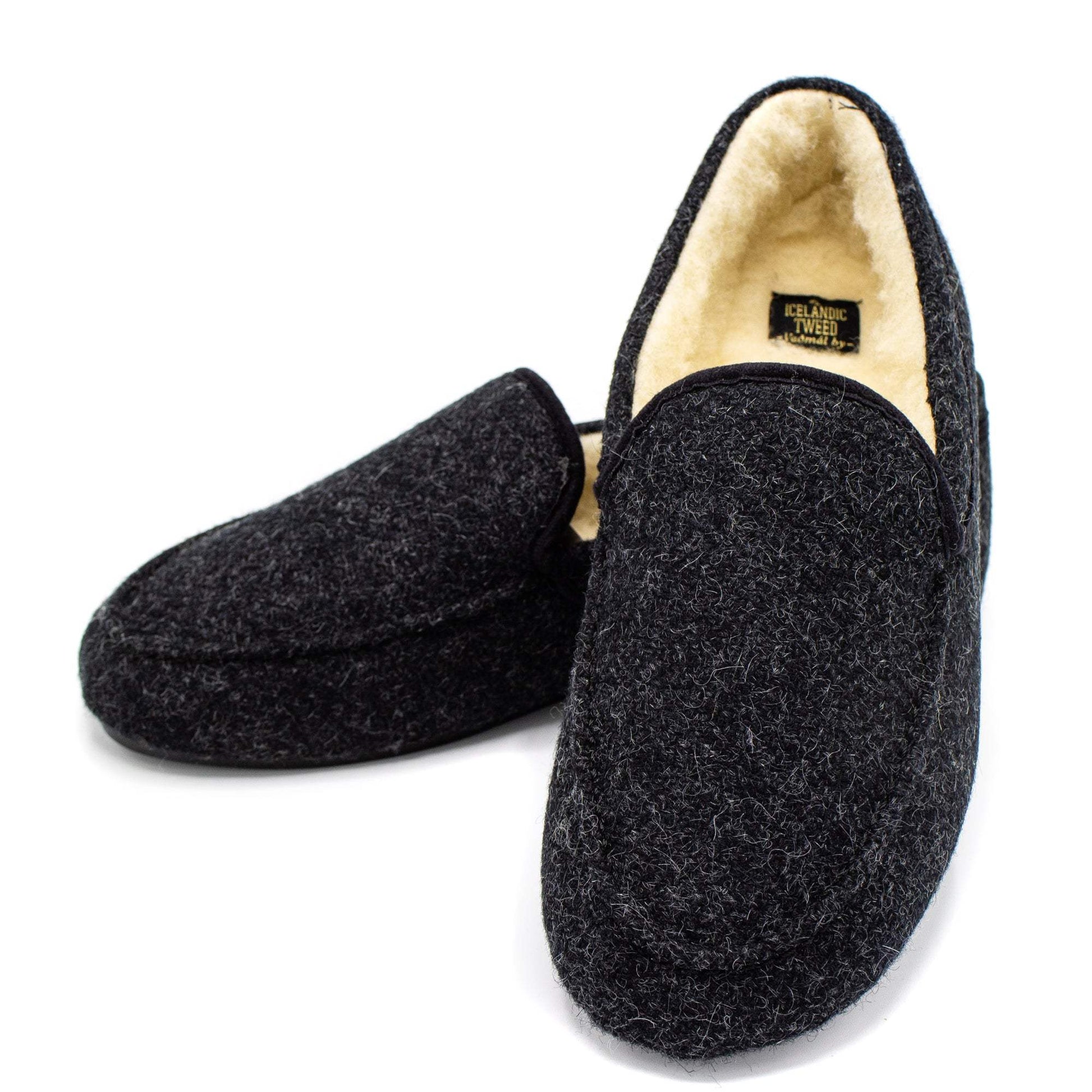 K&S Icelandic Tweed - Inniskór - Svarti Sauðurinn - Kormákur & Skjöldur