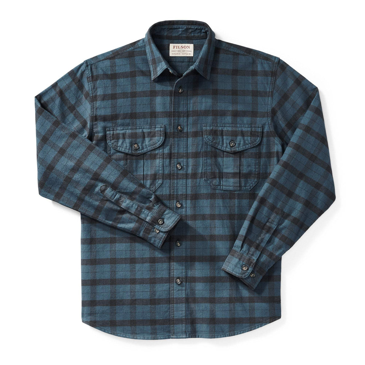 Filson Skyrta - Alaskan Guide Shirt - Midnight / Black - Kormákur & Skjöldur